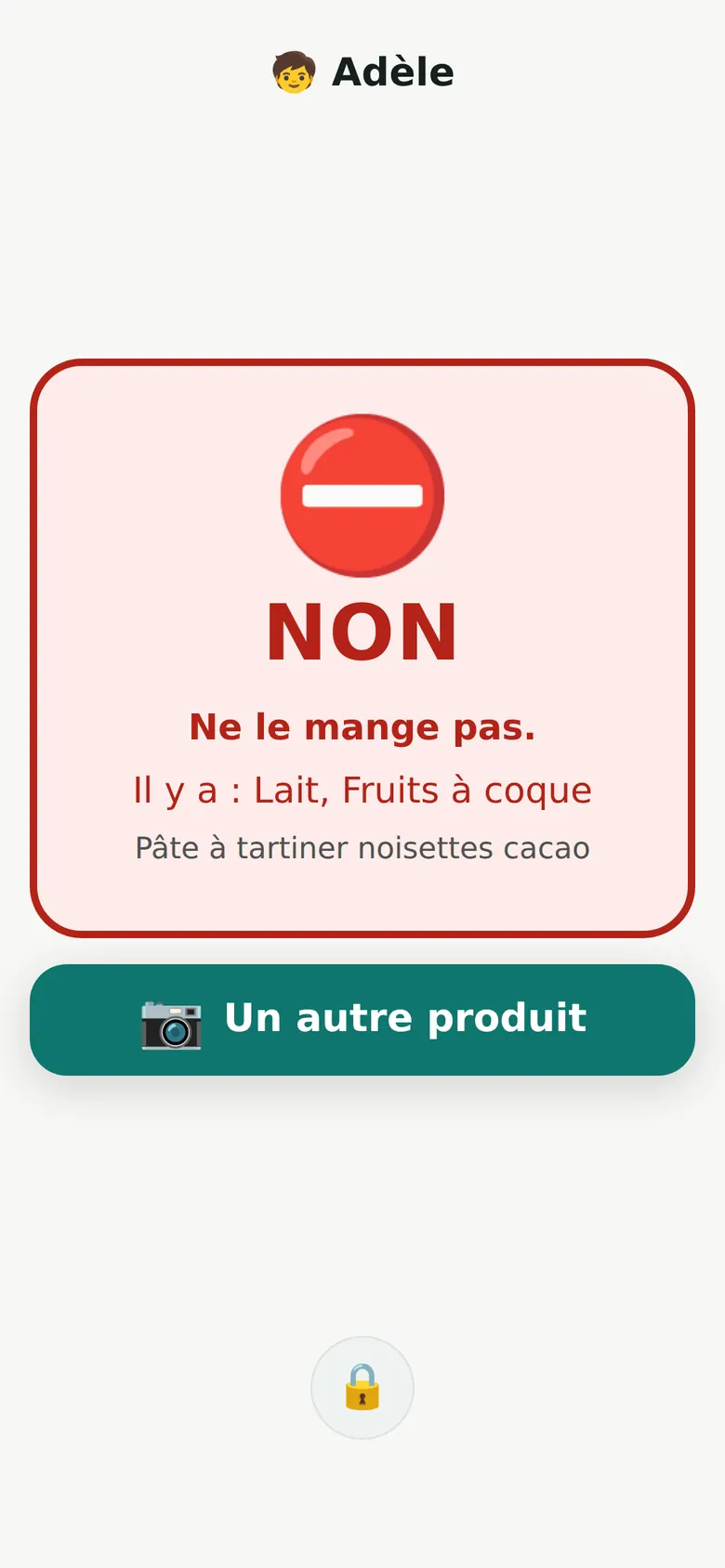 Mode enfant : réponse NON pour un produit contenant du lait